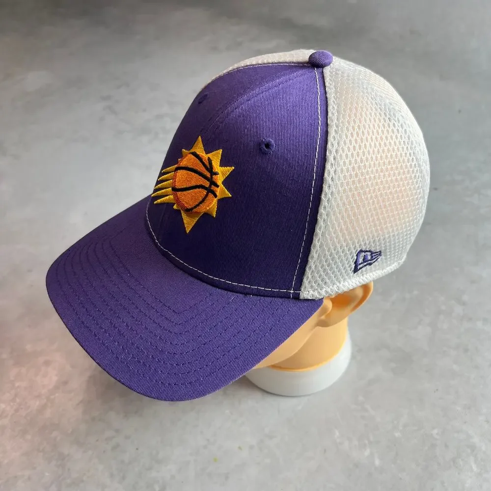 Phoenix Suns New Era Mesh Back 39Thirty Hat Size Medium-Large Purple Cap NWT